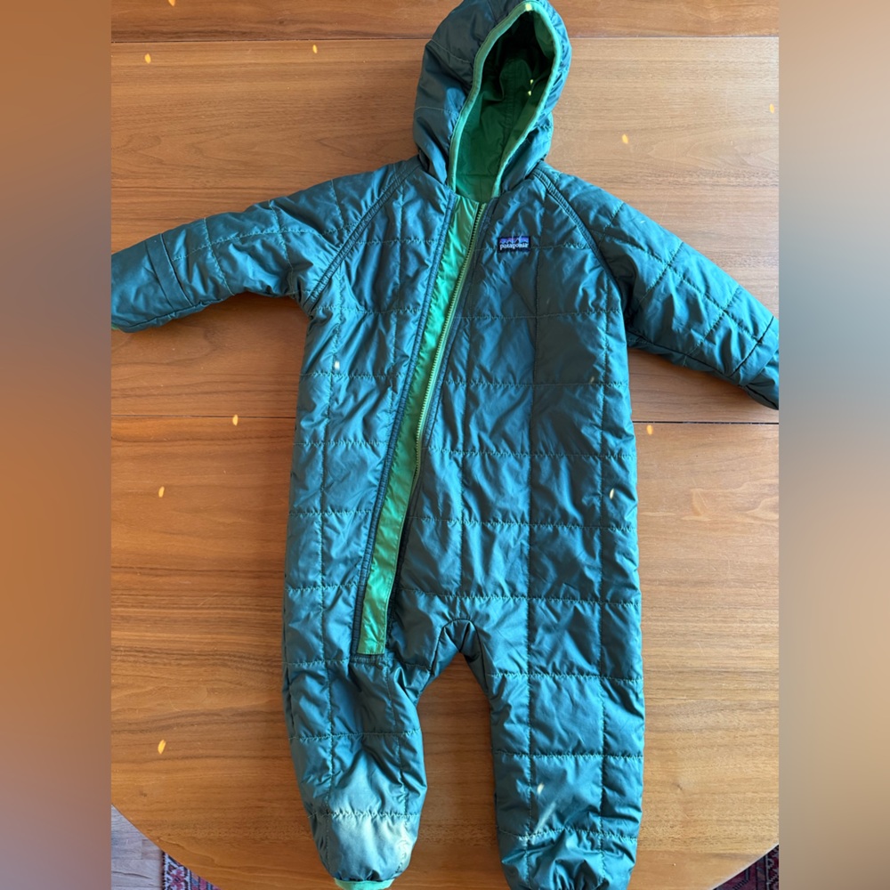 Patagonia Kids Green Puffer Jacket